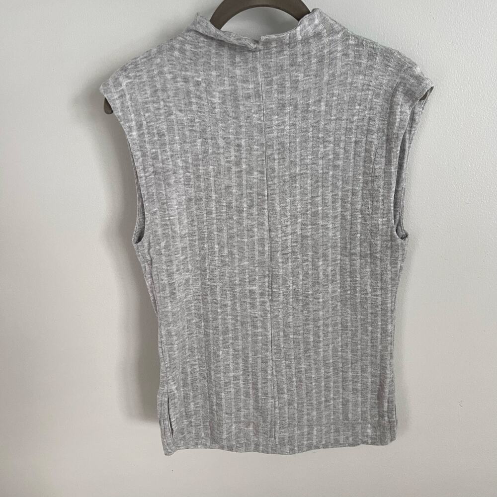 Intimately Free People Light Gray Babetown Rib Knit Sleeveless Top Size L